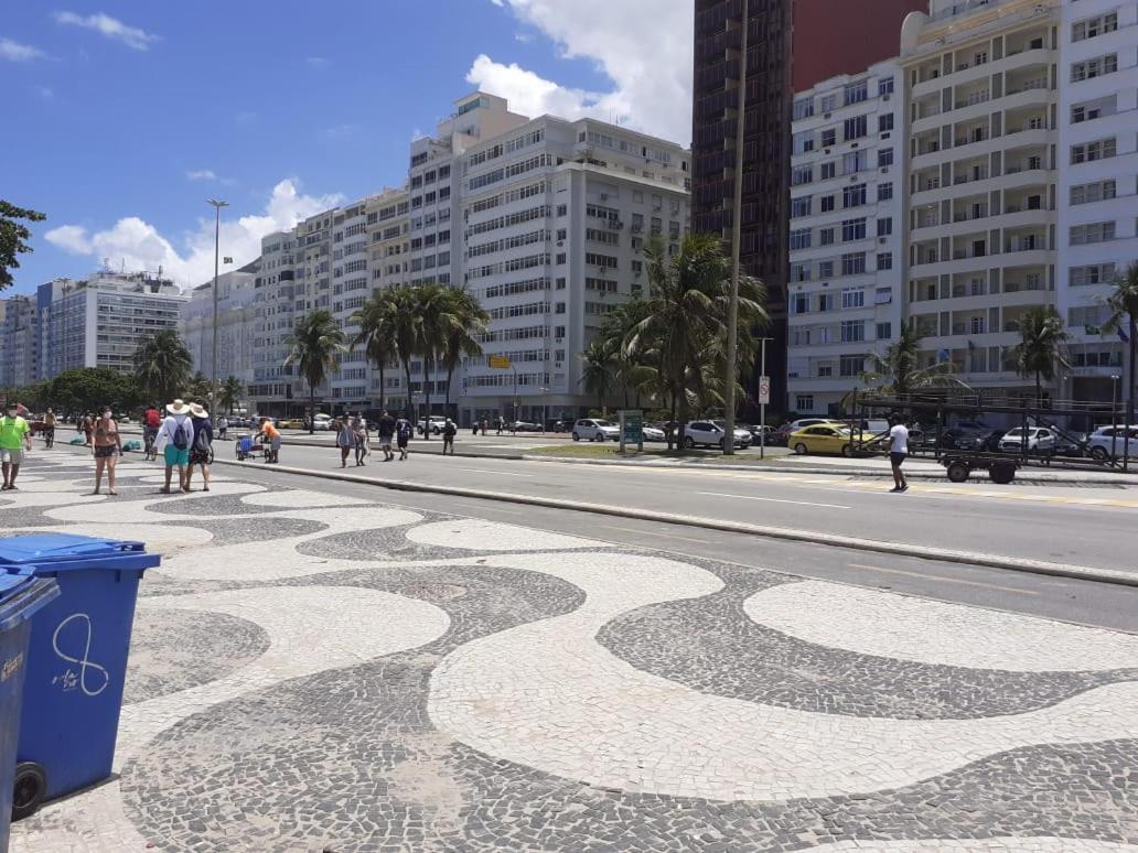 Copacabana Ampla Vista Mar Quarto em Acomodações Particulares Rio de Janeiro